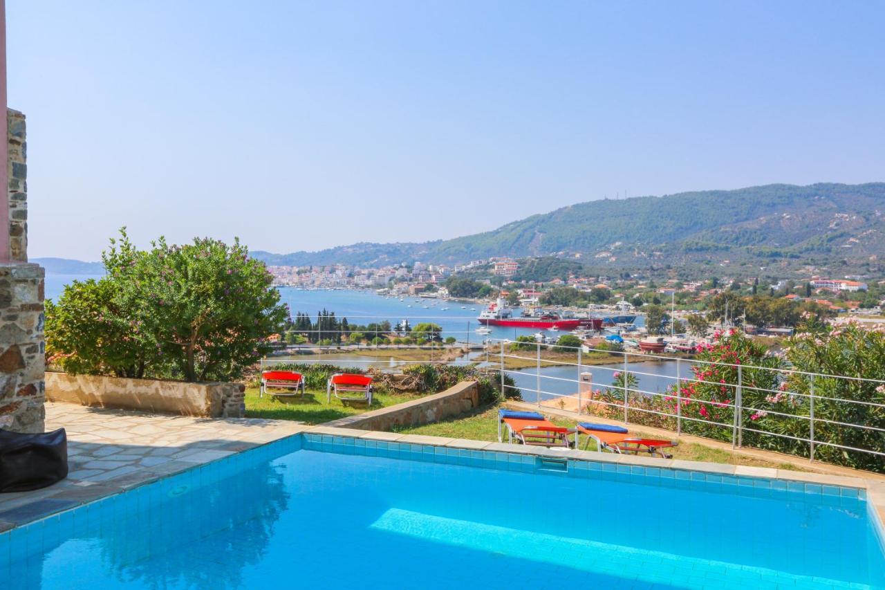 Skiathos Seaview Villa With Pool Púnda Kültér fotó