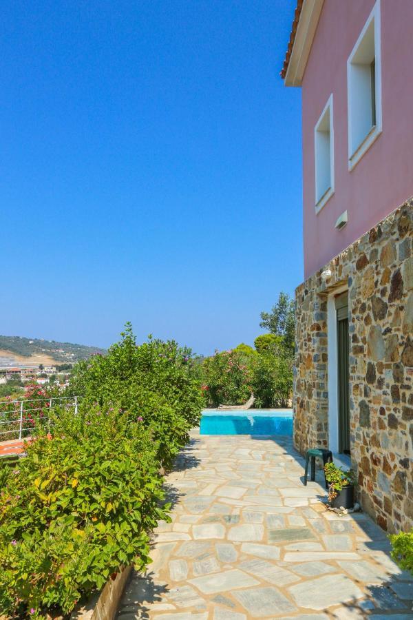 Skiathos Seaview Villa With Pool Púnda Kültér fotó