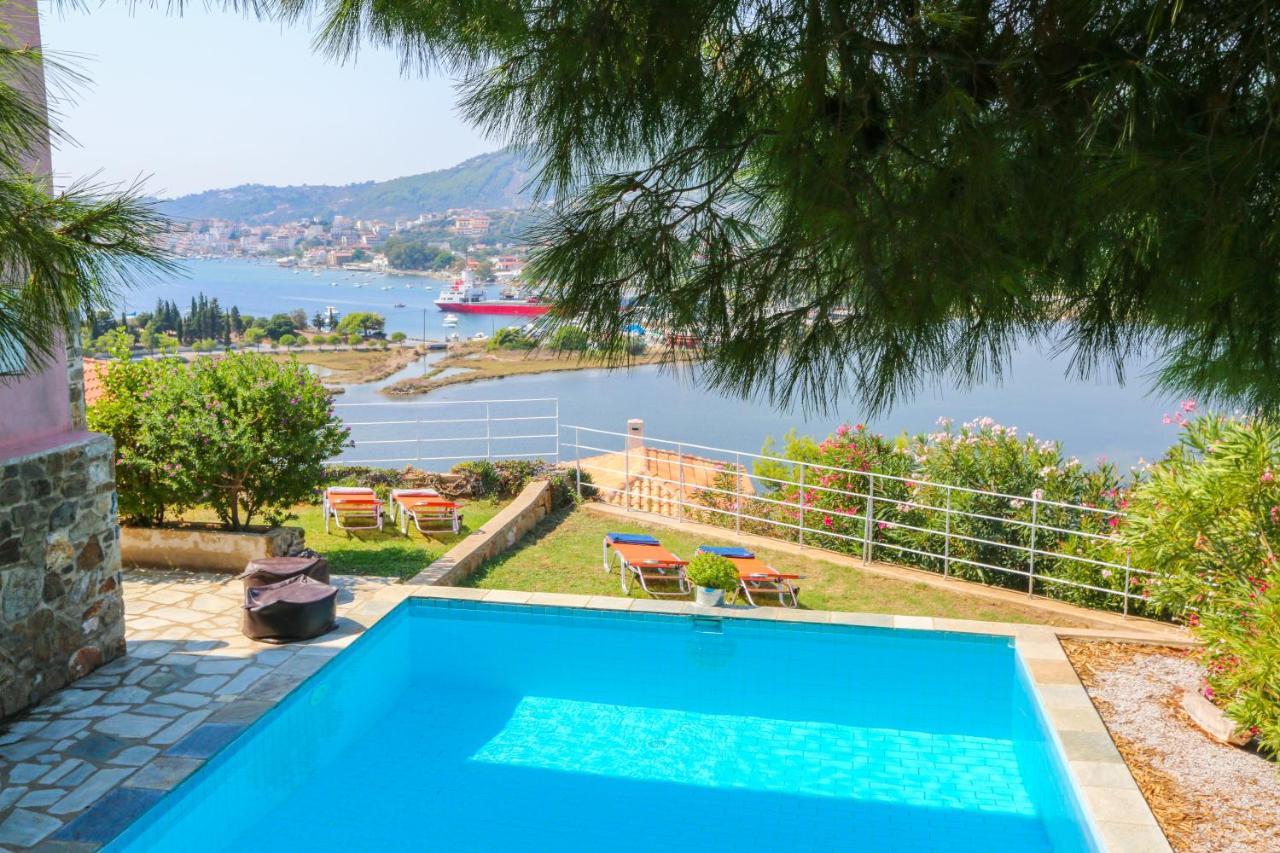 Skiathos Seaview Villa With Pool Púnda Kültér fotó