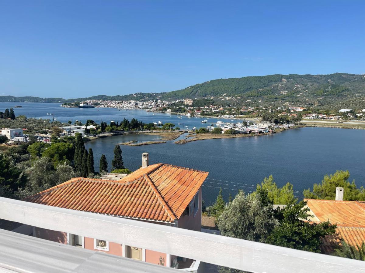 Skiathos Seaview Villa With Pool Púnda Kültér fotó