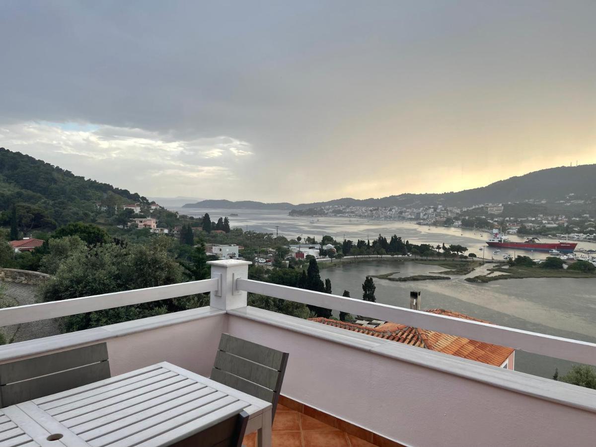 Skiathos Seaview Villa With Pool Púnda Kültér fotó